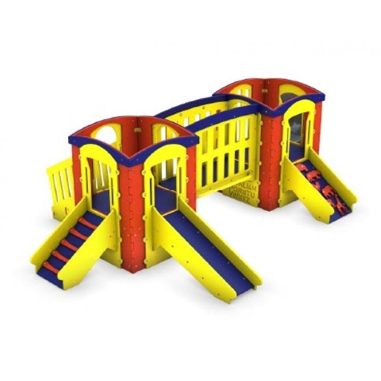 Tot Trek Medium Modular Play Structure with Commercial HDPE Frame