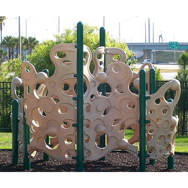 8-Section Bubble Wall Circle with Roto-Molded Plastic Climber