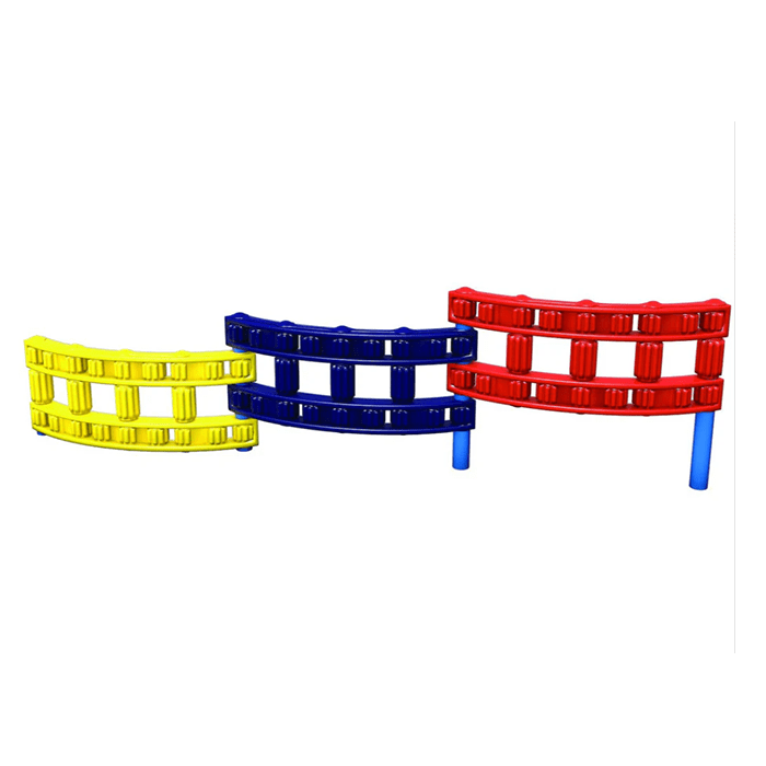 3 -Section Chain Link Wall Freestanding Playground Climber