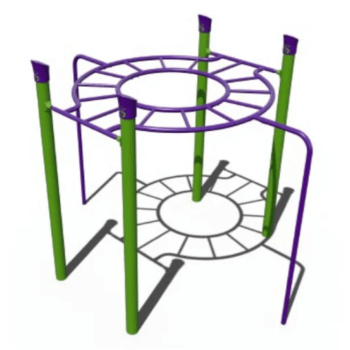 360 Orbital Overhead Playground Free Standing Monkey Bars Ladder