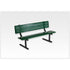 Standard Bench w/Back, 8' Beveled Perforated