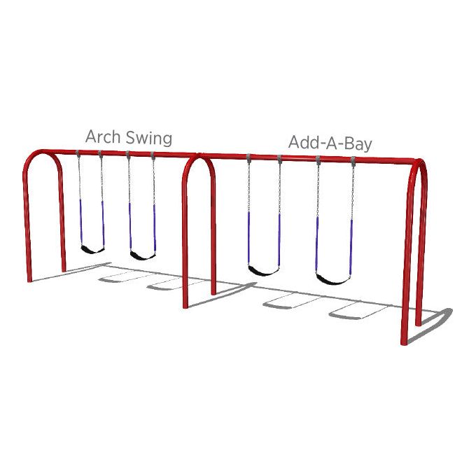 3.5" Arched Swing Frame Add-A-Bay