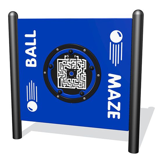 Ball Maze, freestanding, plastic in standard color